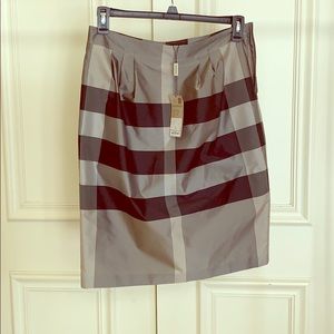 Grey Burberry Skirt